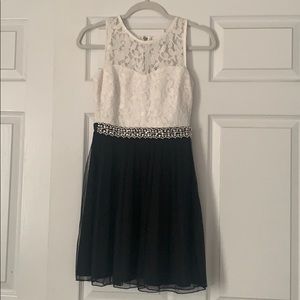 Formal black and white dress only worn once